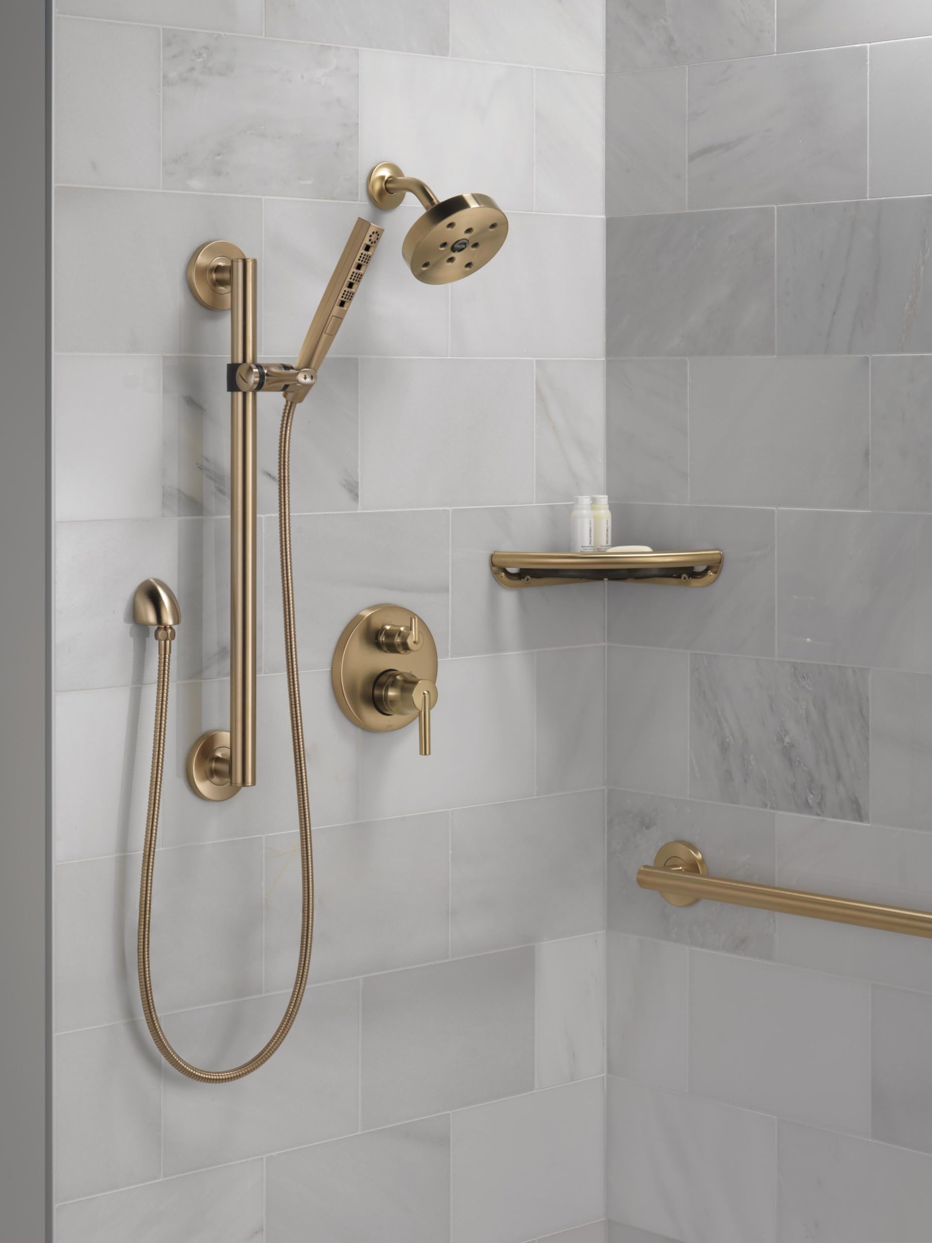 Delta T24859-CZ Trinsic Shower Trim with Diverter, Champagne Bronze - Image 2