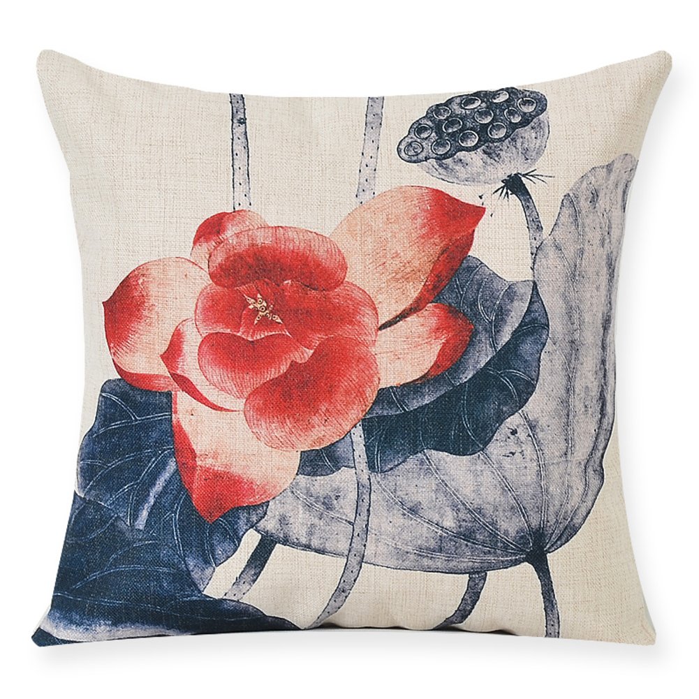 Oreiller néoclassique grand coussin de lit salon bureau et soutien lombaire 55x55