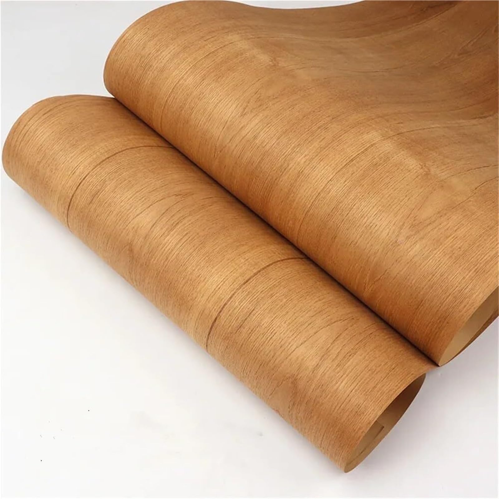 Feuille de Placage Teck - 50cm de Largeur, Réparation de Meubles DIY & Décoration Maison