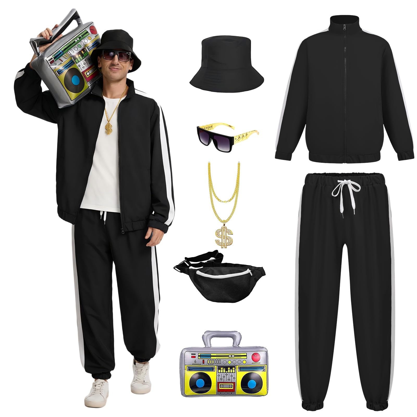 PWQMGY Retro 80s 90s Outfit