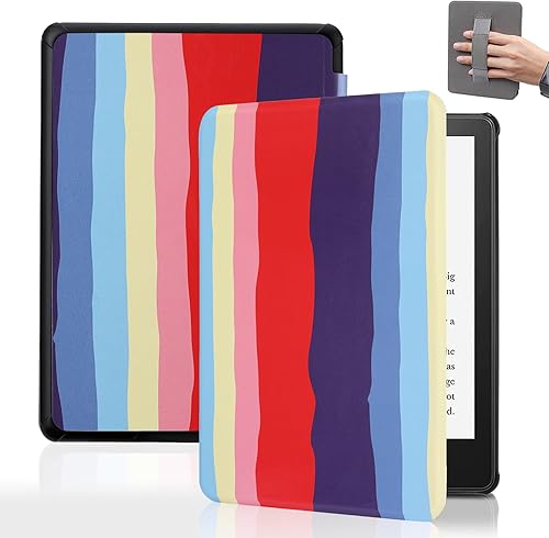 SCSVPN Funda para Kindle Paperwhite de 6.8" 11 generación-2021 y Kindle Paperwhite Signature Edition - Funda inteligente de piel sintética duradera