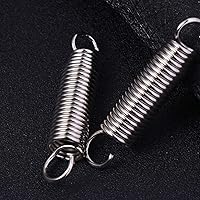 Vista 3 de 2 piezas de resorte de pedal de tambor de acero inoxidable para piezas de instrumentos de percusión, herramienta de llave de tambor, accesorios