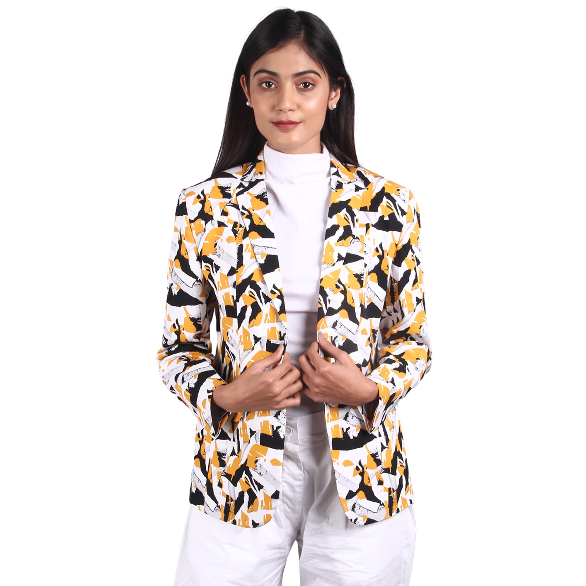indophilia Women's Cotton Blazer-picture-15