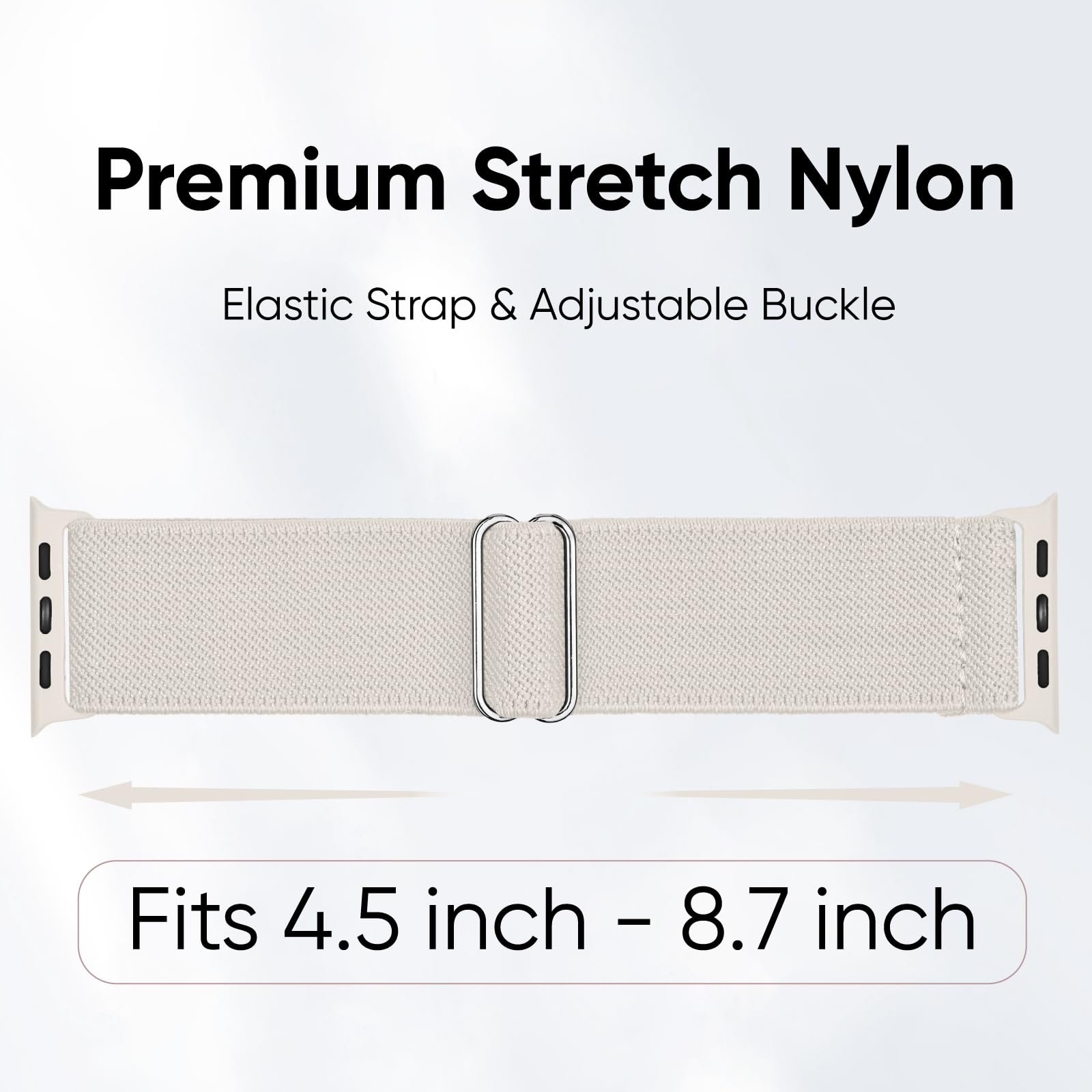 10 Pack Stretchy Bands Compatible with Apple Watch Band 40mm 38mm 41mm 42mm 44mm 45mm 46mm 49mm Women Men, Water-Resistant Solo Loop Elastic Sport Straps for iWatch Series 11 10 9 8 7 6 5 4 3 SE Ultra: Black/Starlight/Light Pink/Milk Tea/Cactus/Pink/Succulent/Smoke Violet/White/Gray 38MM/40MM/41MM/42MM(Series 11 10)