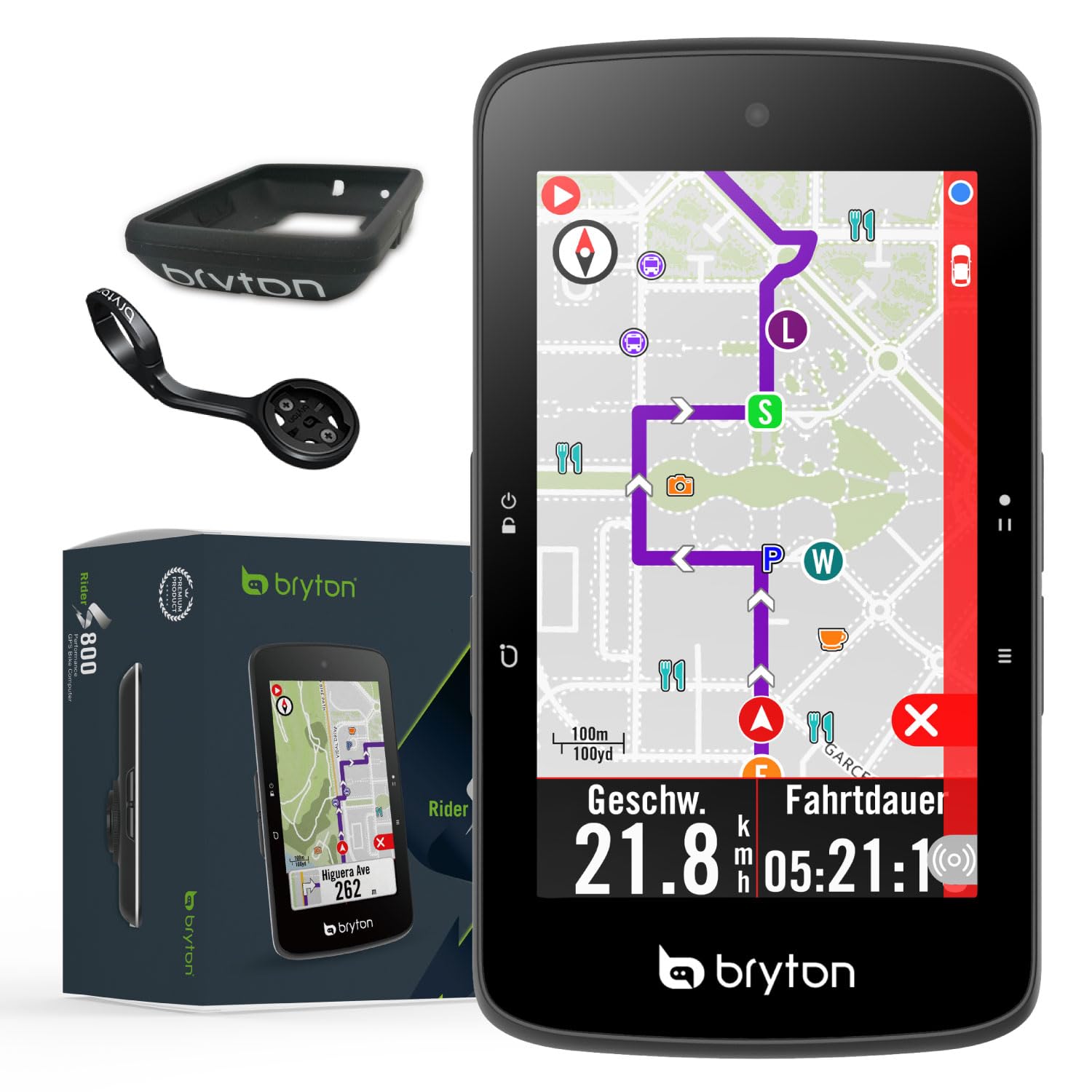 Bryton Rider S800 E GPS-Fahrradcomputer : Amazon.de: Sport & Freizeit
