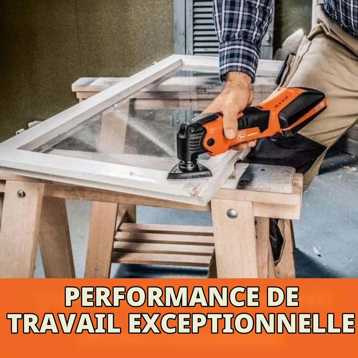 FEIN Feuilles abrasives perforées grain 120, Longueur d’arête 80 mm, Condit.50 Pce, Pour une utilisation sur pratiquement tous les matériaux, Non perforées, fixation rapide auto-agrippant.