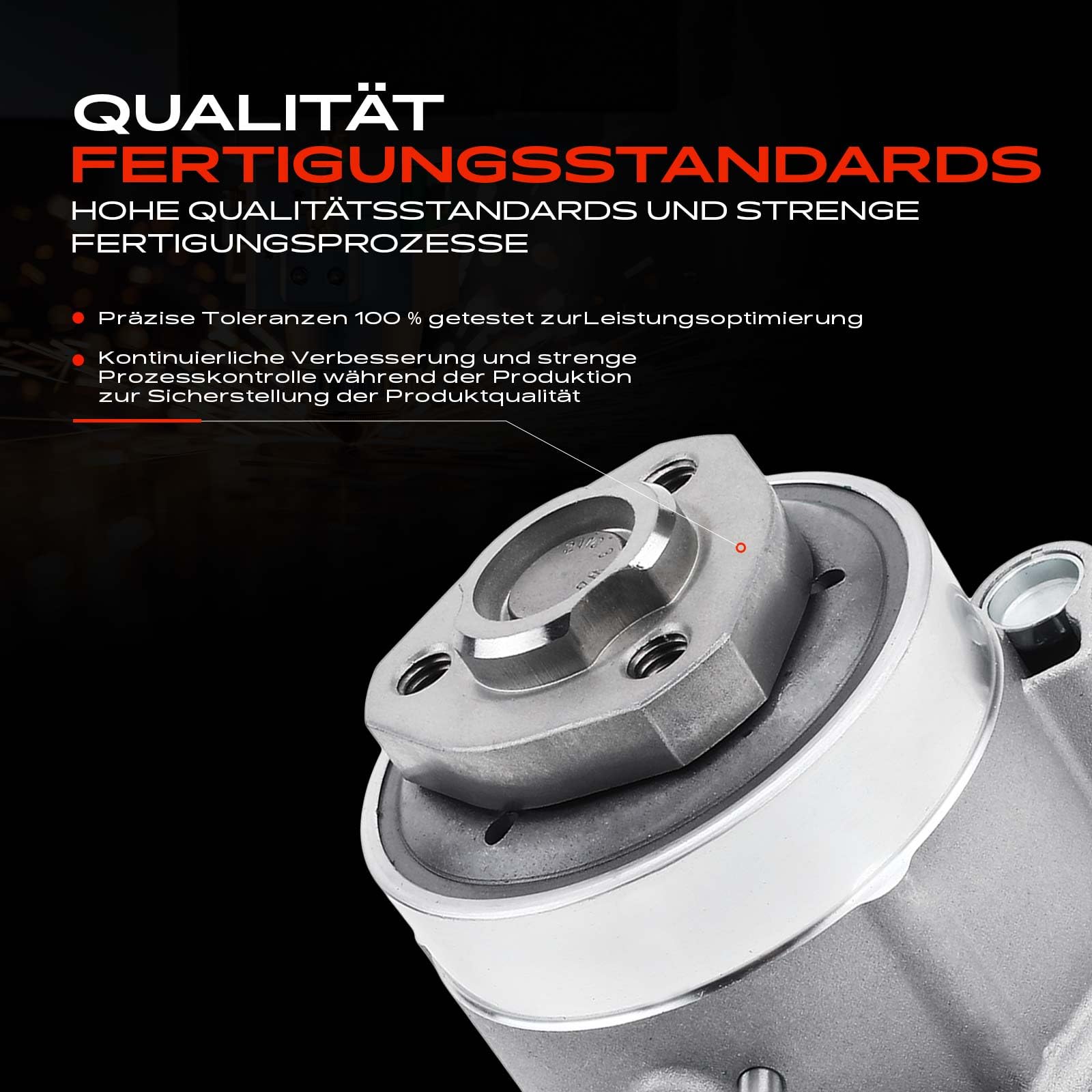 Frankberg Wasserpumpe Kompatibel mit Golf Plus 521 5M1 1.2L 2009-2014 Tou.ran 1T3 1.2L 2010-2015 Ibiza IV 6J1 6J5 6J8 6P1 6P5 6P8 2010-2015 A3 8P1 8P7 8PA 2010-2013 Replace# 03F121004F
