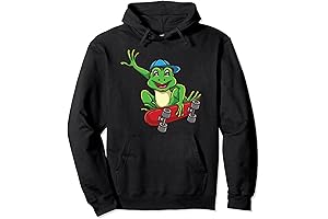Pullover Skate Frog Skateboarding Hoodie