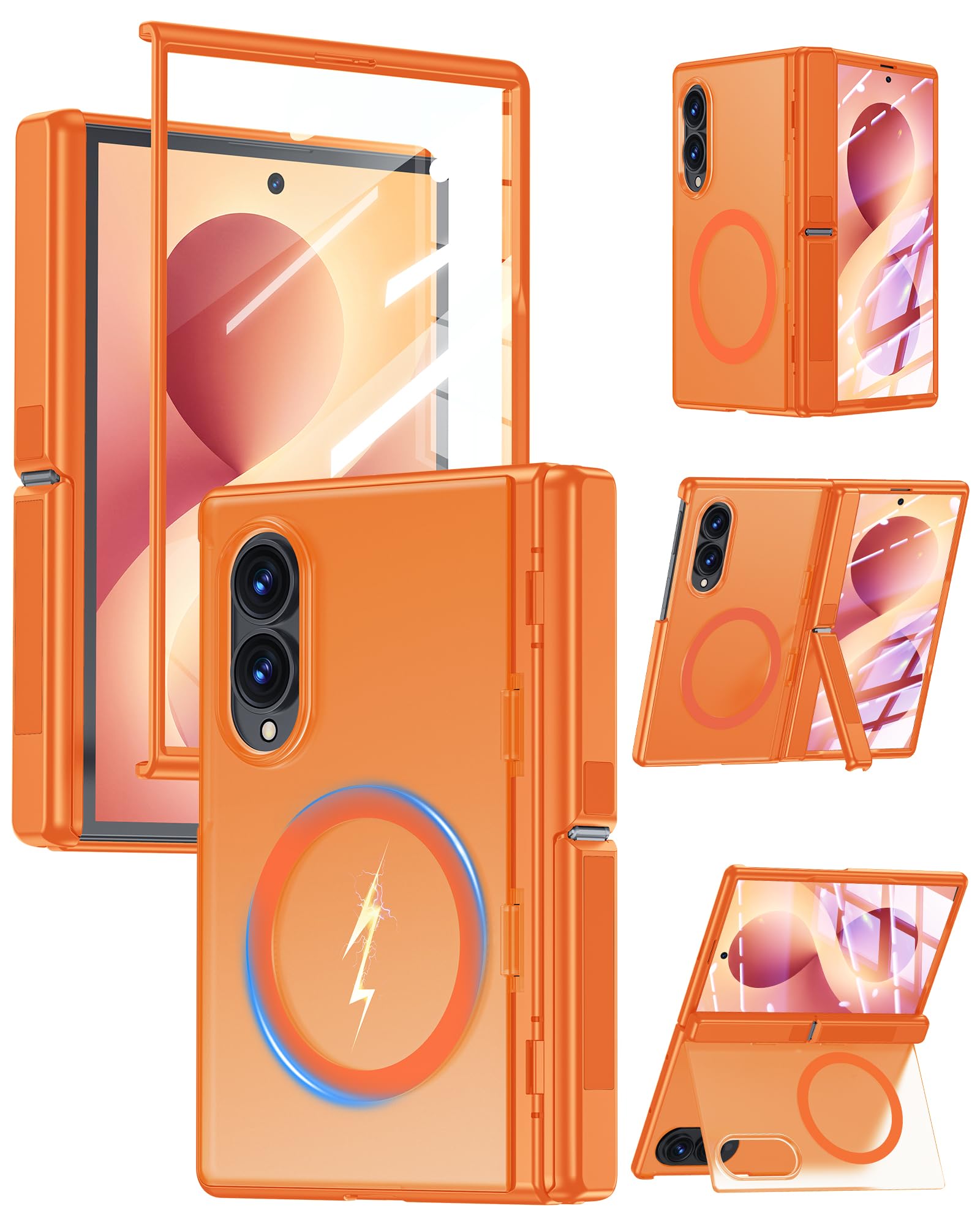 Photo 1 of GooseBox Galaxy Z Fold 8 Case with MagSafe - Orange