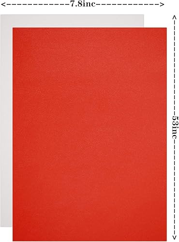 Vista 23 de RAMYA Hojas de piel sintética de color liso liso (7.8 x 53 pulgadas), piel sintética muy adecuada para hacer aretes, manualidades, lazos, costura