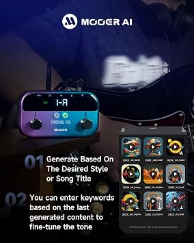 MOOER Prime M1 Intelligent Multi-Effects Processor with Al-Preset