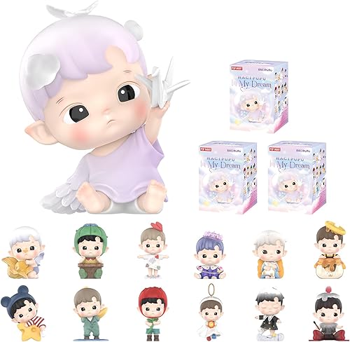 POP MART HACIPUPU in My Dream - Figuras de caja ciega, diseño aleatorio, juguetes para decoración moderna del hogar, juego de juguetes
