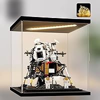 Vista 12 de Vitrina de acrílico transparente para Disney Winnie The Pooh 21326, caja de exhibición con luz LED, escaparate a prueba de polvo