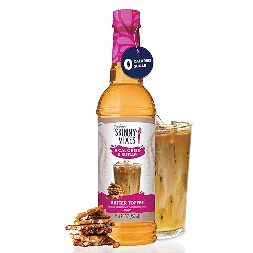 Miniatura 7 de Jordan's Skinny Syrups - Caramelo de mantequilla, jarabe saborizante sin azúcar, botella de 25.4 onzas (paquete de 1)