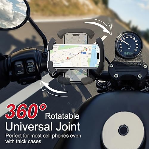 Miniatura 3 de Soporte para teléfono de bicicleta, soporte para motocicleta, soporte para teléfono celular, abrazadera para teléfono celular, clip de teléfono para