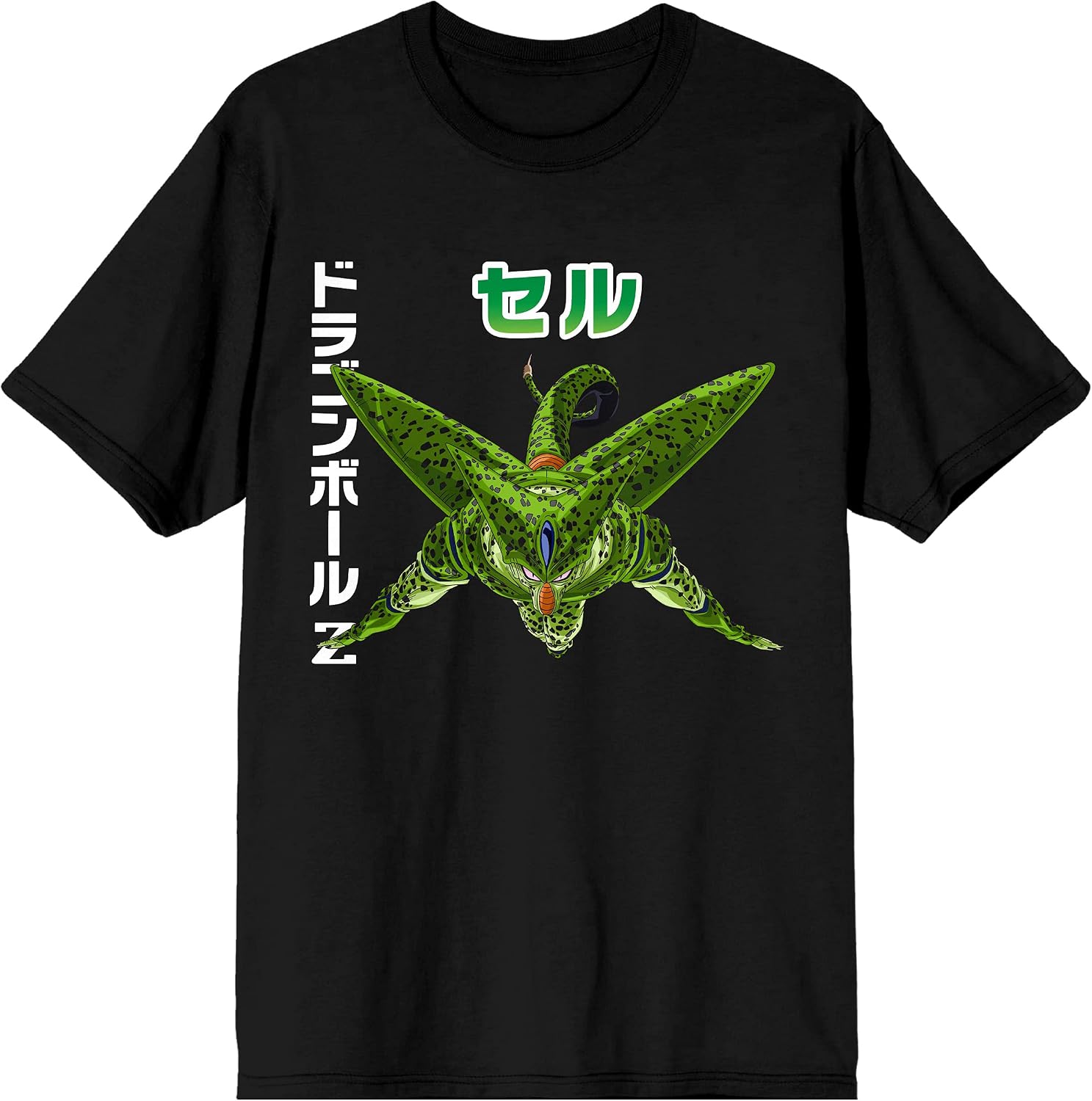 Cell of Dragon Ball Z Men's Black Graphic Tee