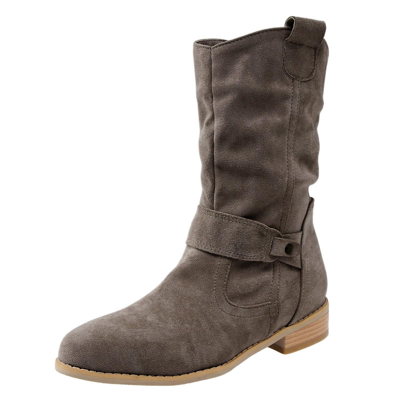 Botines mujer verano vaquero ante botas occidentales elegantes tacones medias botas cortas sin cordones tacón bloque tobillo botas medias botas mujer