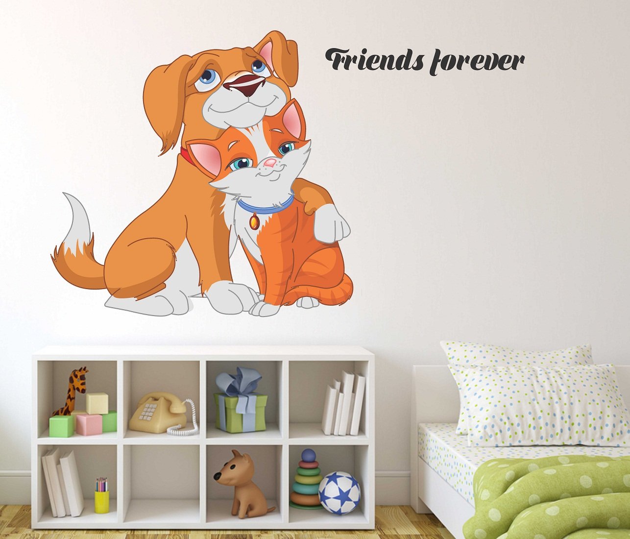 WALLSTICKY Dog and CAT Friends Sticker for PET Lovers 80cm* 60cm Medium (B09RV5GFFP) Amazon Price History, Amazon Price Tracker