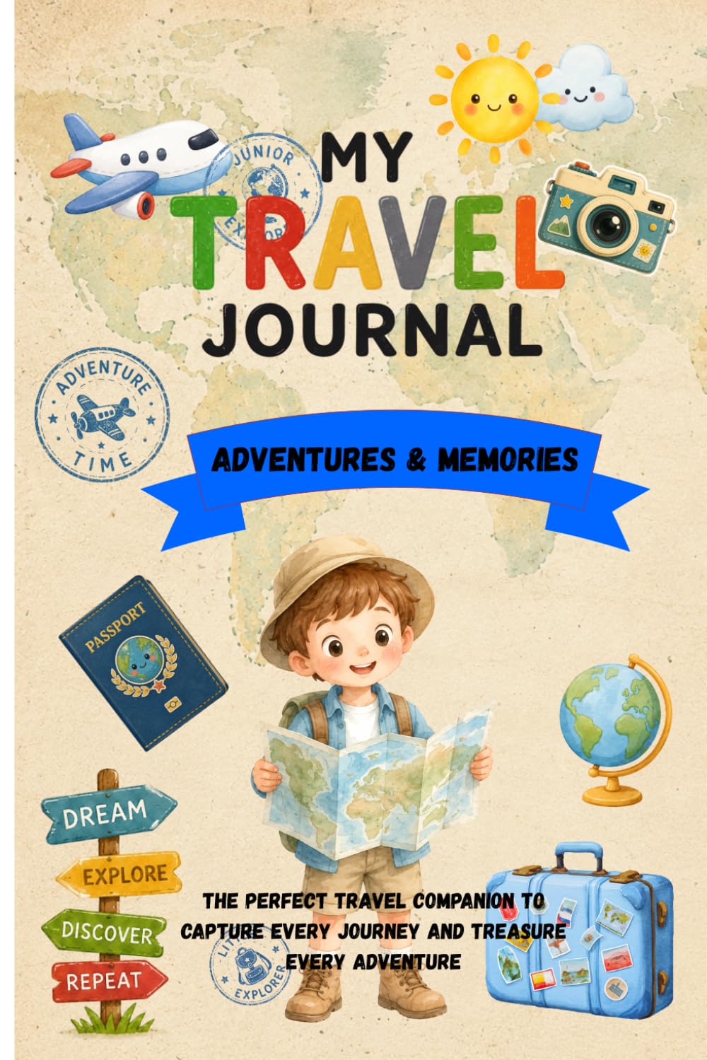 My Travel Journal Adventures & Memories: The Perfect Travel Companion to Capture Every Journey and Treasure Every Adventure