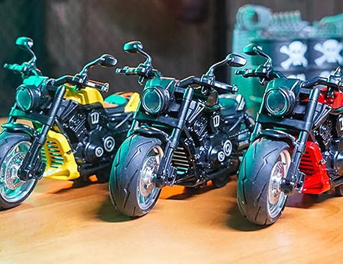 Miniatura 7 de Juguete de motocicleta para tirar hacia atrás, regalo de moto con iluminación musical, juguetes de motocicleta Wolverine para niños de 3 a 12 años