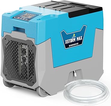 ARGENDON Commercial Dehumidifier,180 Pints Industrial Dehumidifier with Pump & Drain Hose for Whole House, Crawl Space, Warehouse, Up to 2,300 sq ft, Water Damage Restoration,