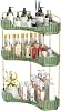 GTI 3-Tier Corner Bathroom Counter Organizer, Large Capacity Makeup Organizer Countertop, Perfume Cosmetics Skincare Vanity Organizers, Exquisite Countertop Storage for Women Green
