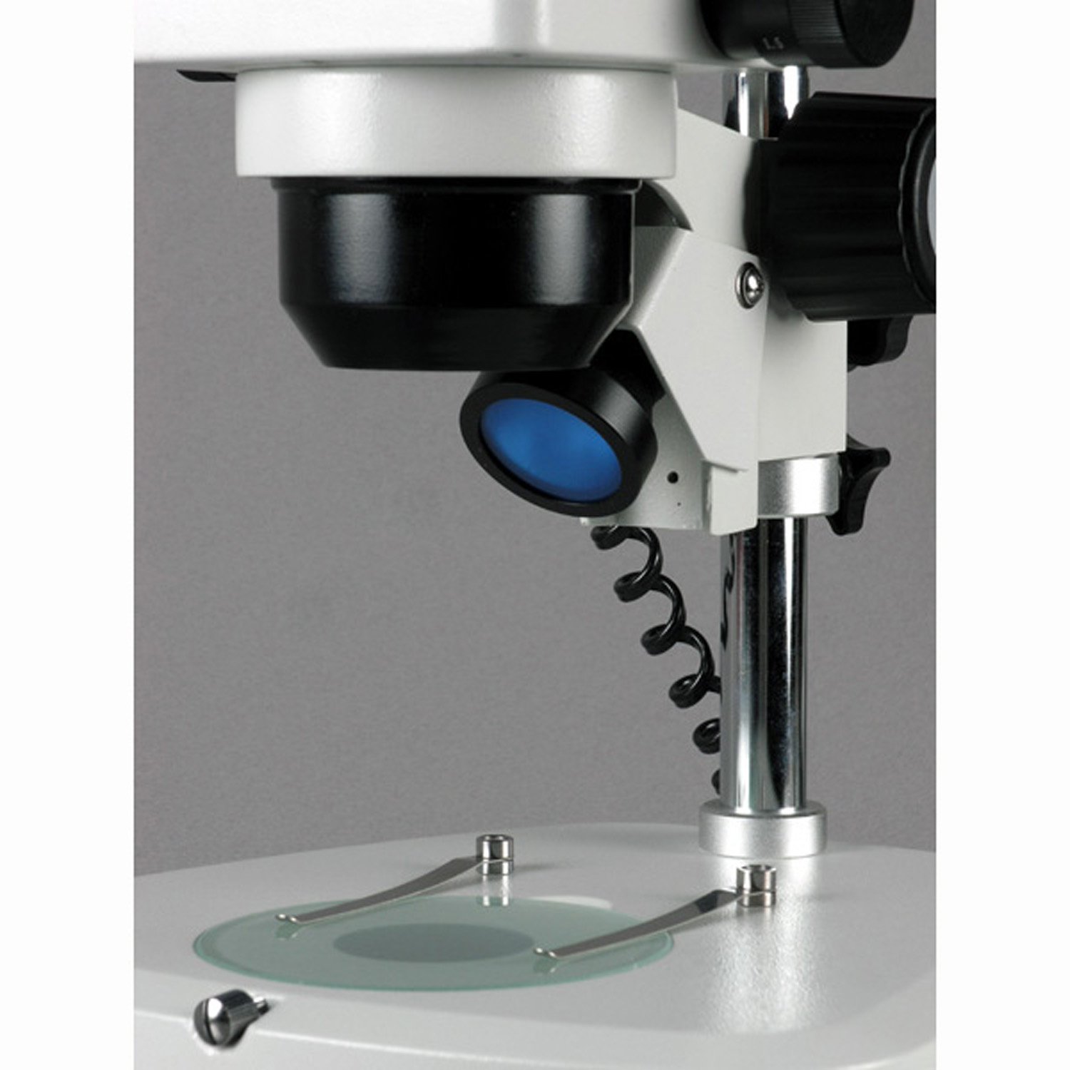 AmScope SH-2B Zoom-Mikroskop Binokular Stereo Doppelhalogen, 10X-40X, Weiß