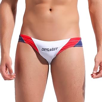 DESMIIT Mens Sunbath Swimwear Briefs