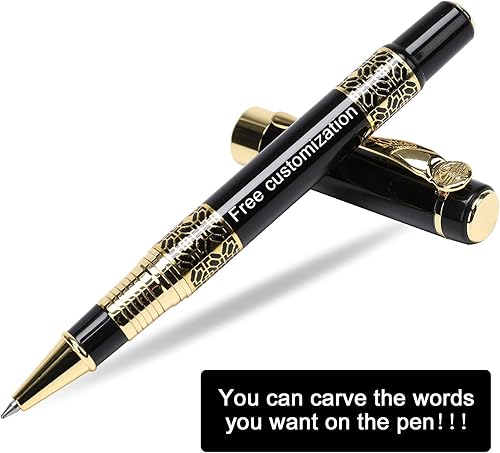 Miniatura 4 de Bolígrafo de grabado gratis, bolígrafos personalizados con rodillo, bolígrafo, bolígrafo de bola, bolígrafo de repuesto mediano, tinta negra,