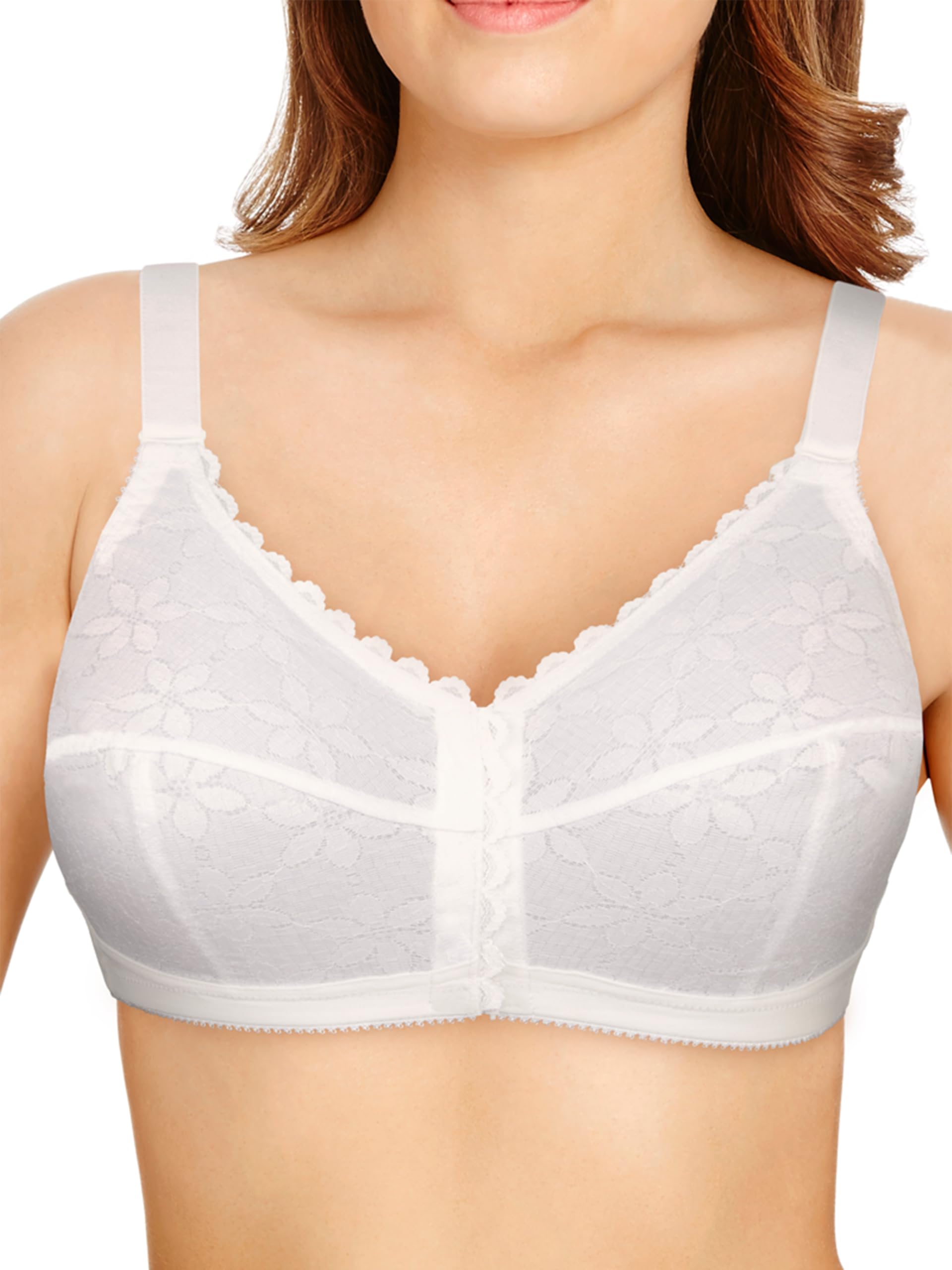 Berlei Women's White Classic Full Cup Front Fastening Bra - | Size: 34C