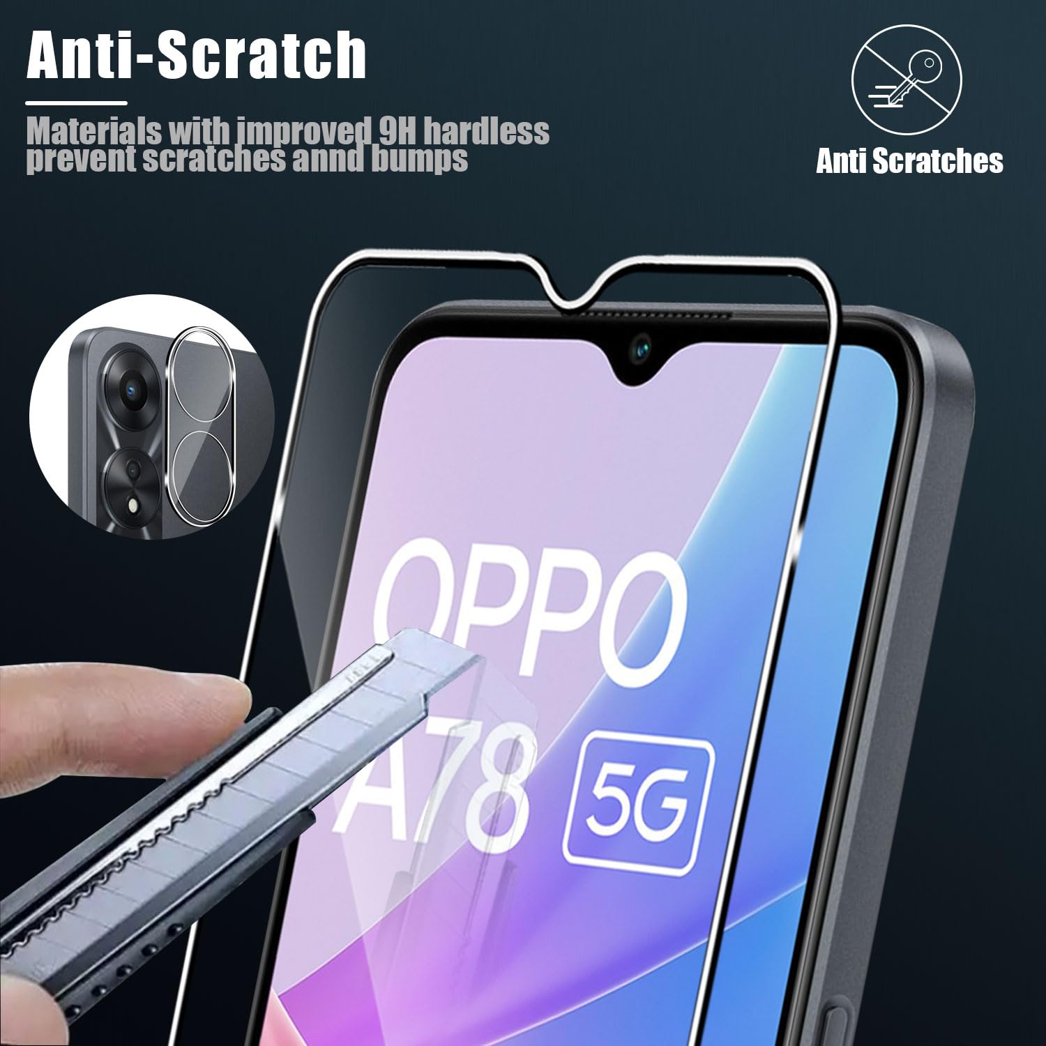Protezione Vetro 2.5D Oppo A94 5G | Vetro di Forza Originale Trasparente