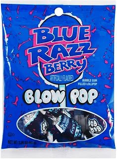 Charms Blow Pop Blue Razzberry Lollipop
