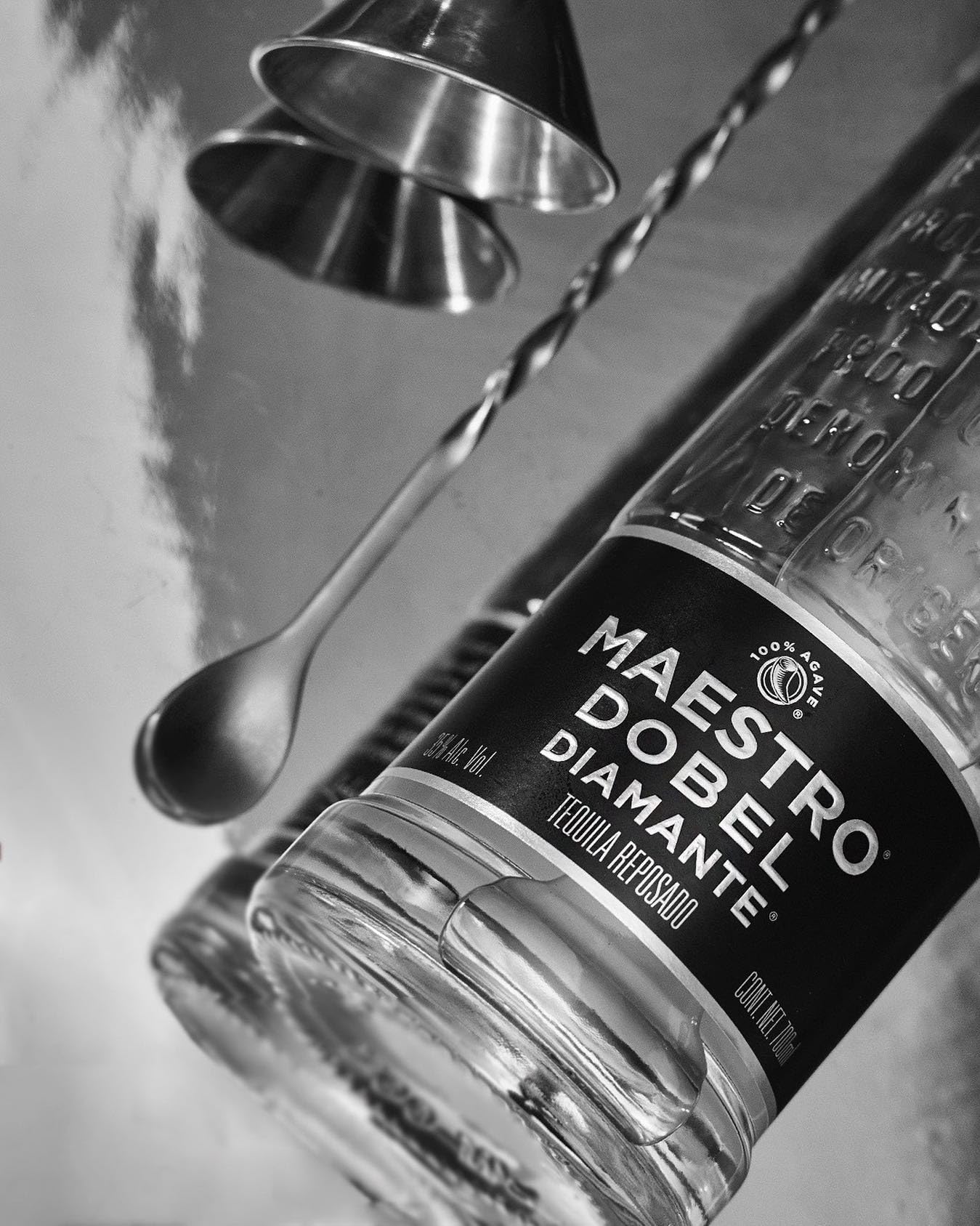 Maestro Dobel Diamante Tequila 35º - 700ml - Tequila Cristalino'