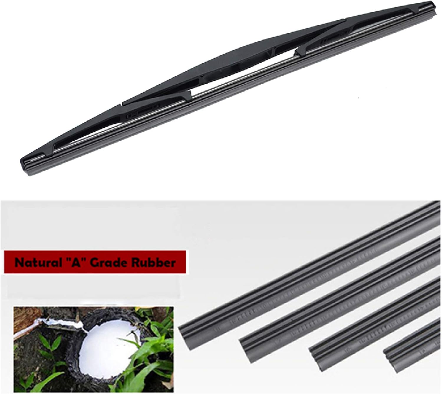 14" Rear Wiper Blade Rear Windshield Wiper, for Honda Elysion MK1 2010-2015