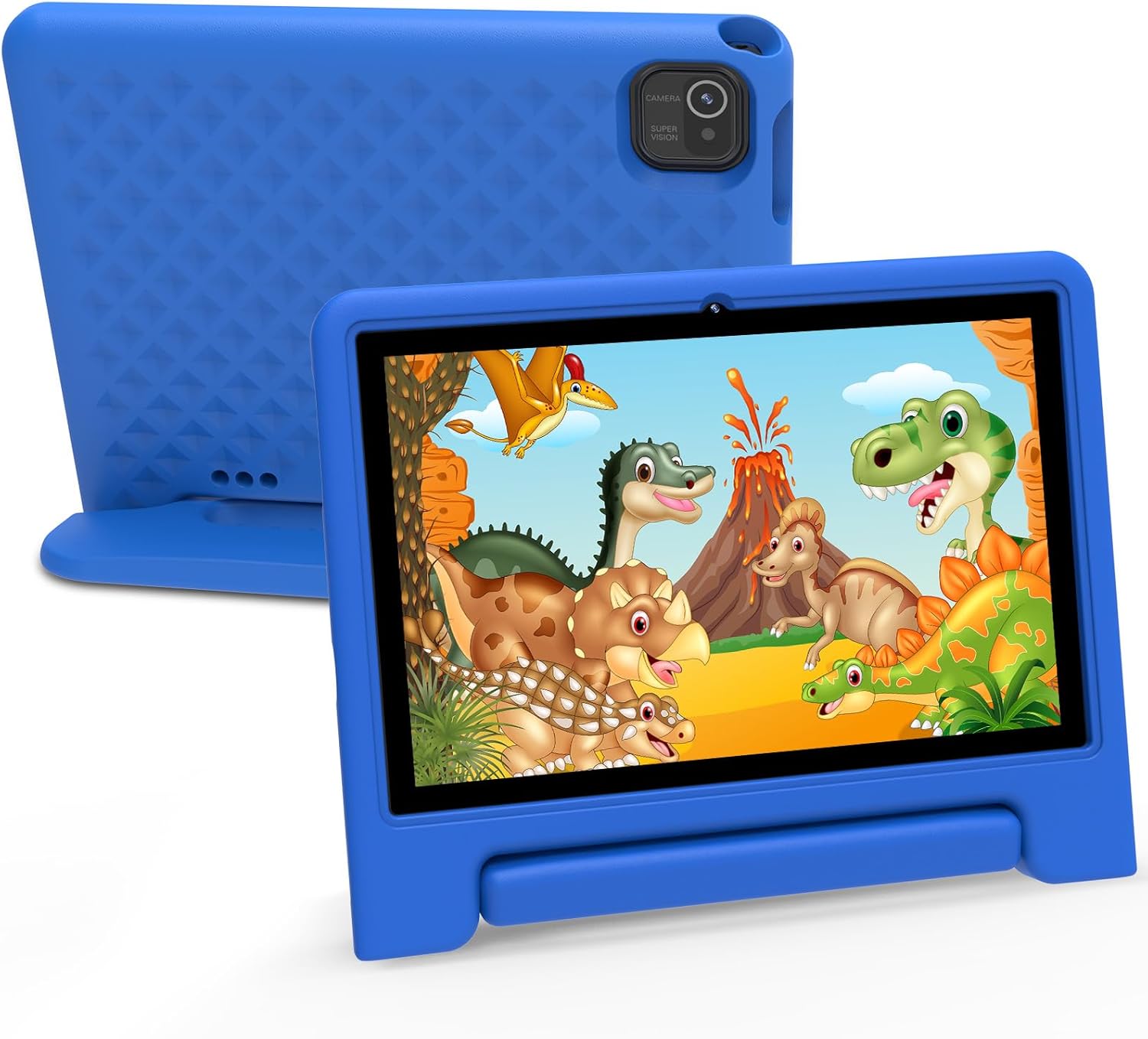 Kids Tablet 10 inch, Android 13 Tablet for Kids with Google Kids Space, Pre-Installed Educational Apps and Parental Control, Gift for Kids, 2+32GB Storage, 5000mAh, EVA Case (Blue) Kids Tablet 10 inch, Android 13 Tablet for Kids with Google Kids Space, Pre-Installed Educational Apps and Parental Control, Gift for Kids, 2+32GB Storage, 5000mAh, EVA Case (Blue)