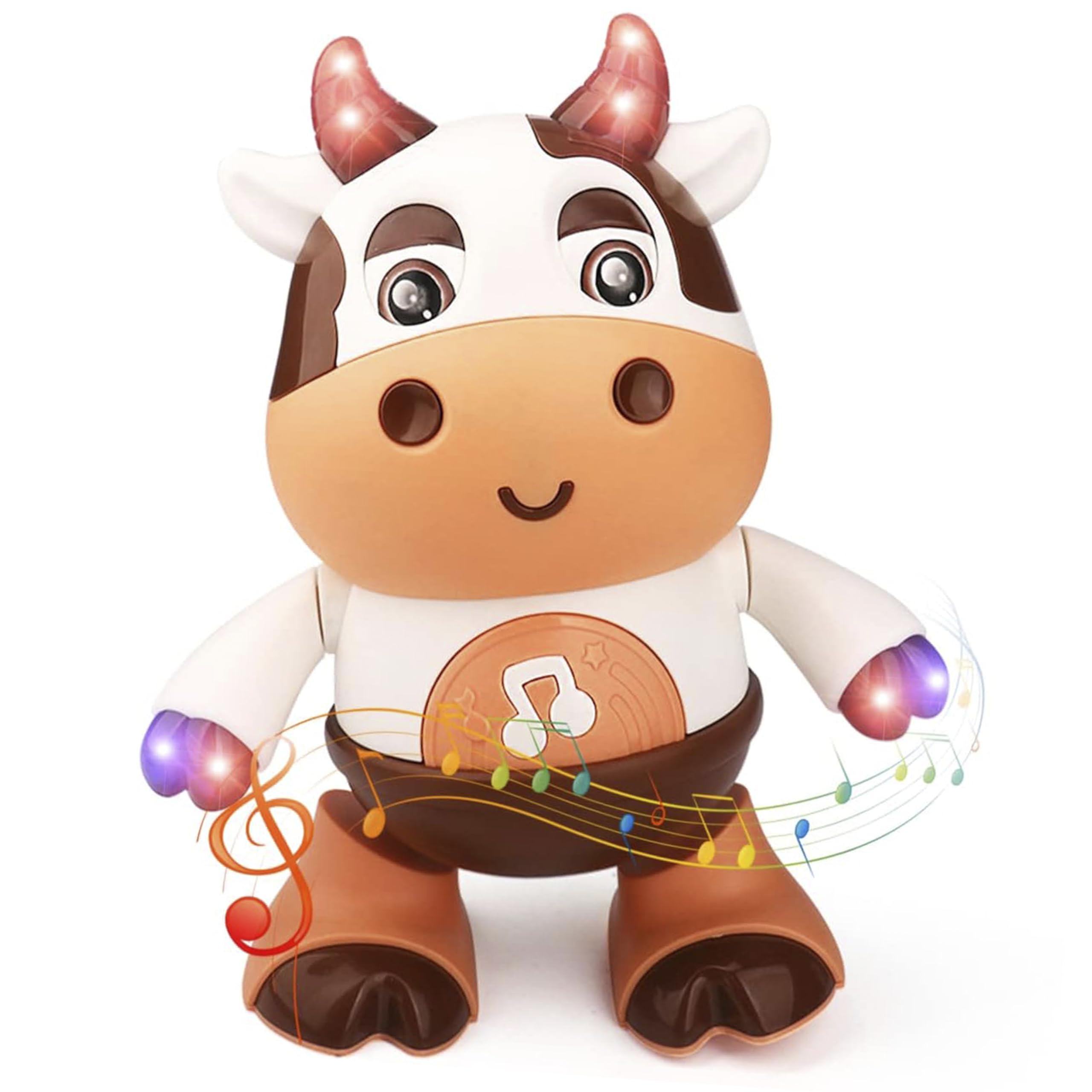 Kidology Baby Cow Musical Toys Dancing Walking Toy with Music and LED Lights, Electronic Animal Sensory Learning Development Musical Toy for Kids Birthday Gifts (B0CP99VB3Y) Amazon Price History, Amazon Price Tracker