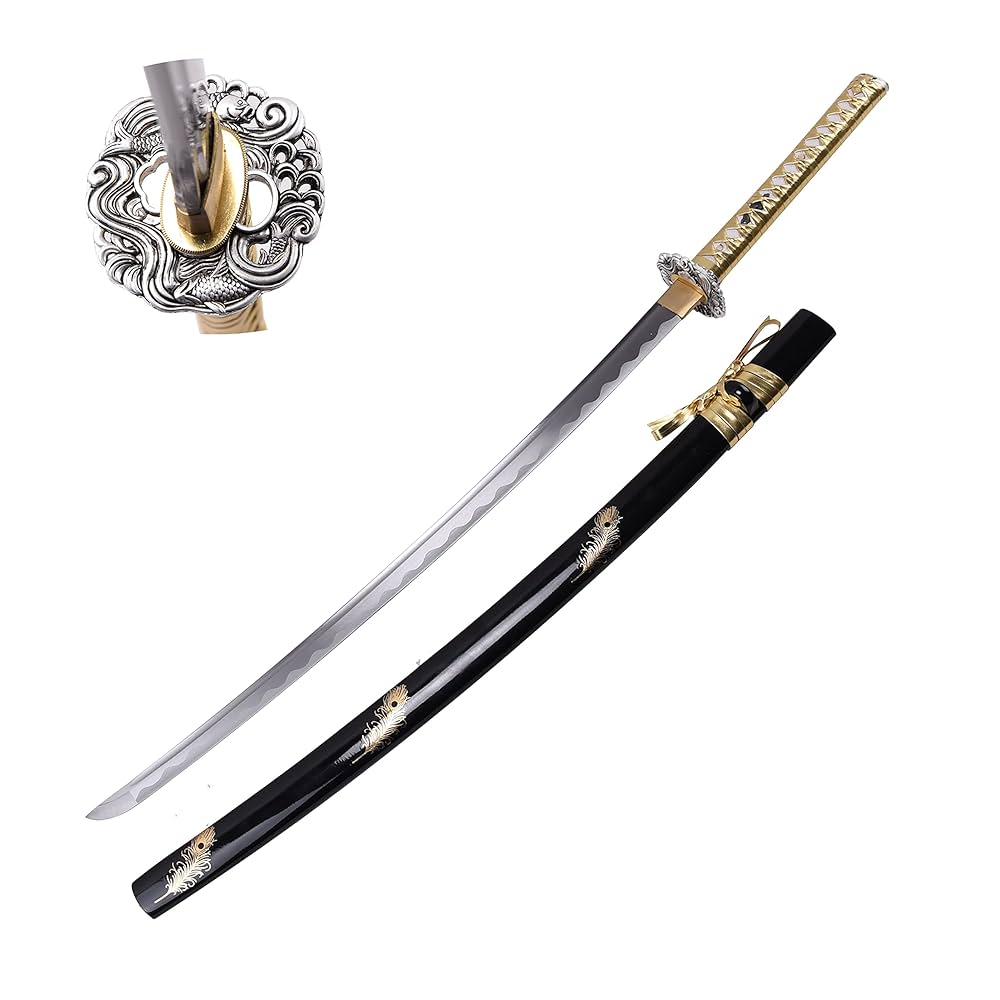 日本刀 本物再現 Amazon | ハンドメイド 本物のフルタング日本の侍刀 鍛造 粘土