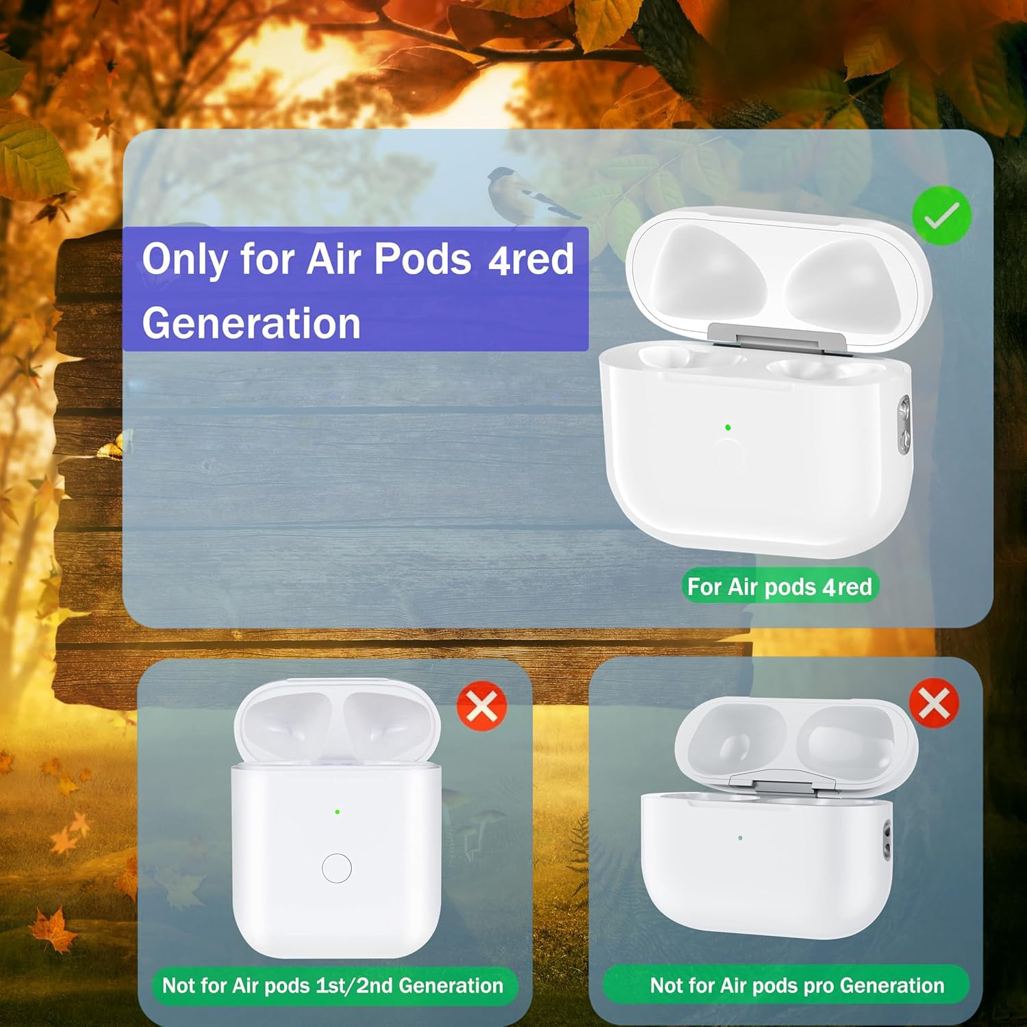 Custodia Ricarica Air Pod 4 (2024) - Case Wireless Con Bluetooth, Type-C E LED | Batteria 450mah Per Ricarica Veloce - Foto 9