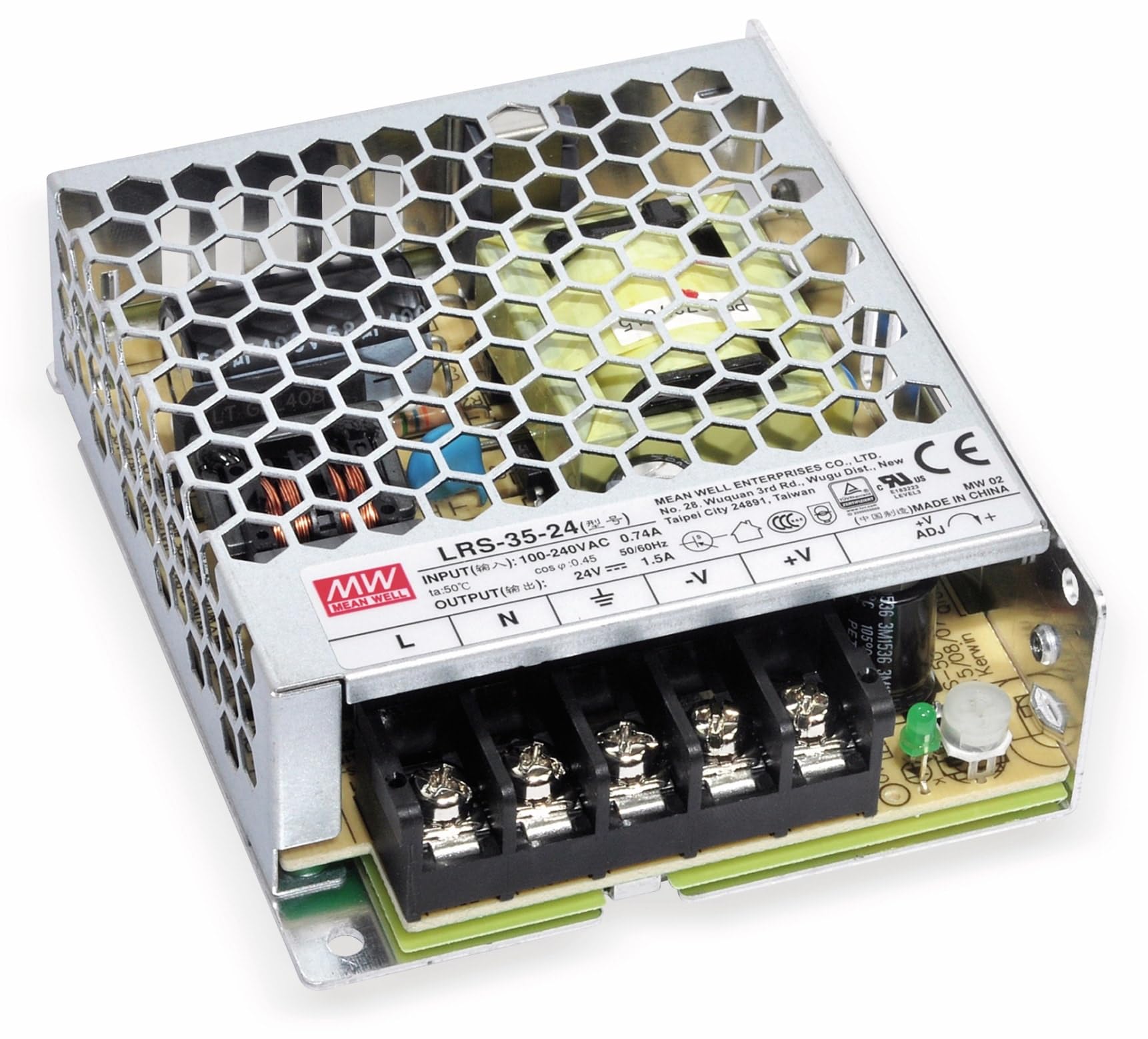 MEAN WELL alimentatore switching LRS-35-5, 5 V/7 A