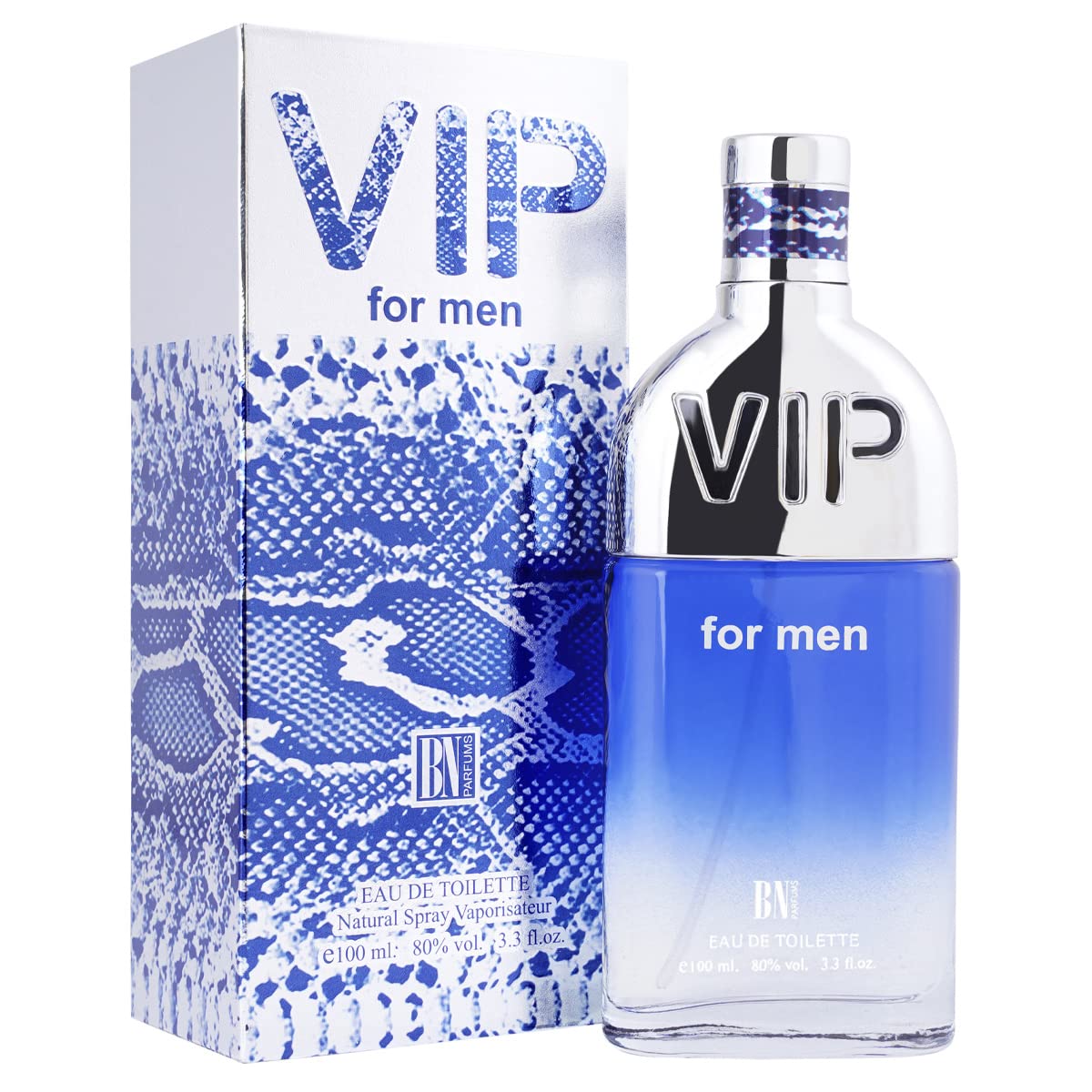 BN Parfums VIP Premium Scent, Fresh & Soothing Fragrance, Long Lasting Perfume Spray For Men, 100ml
