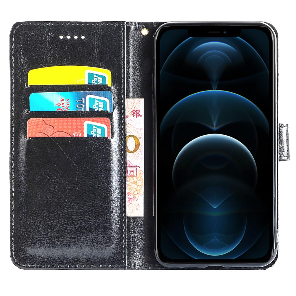 Rétro Coque pour Doogee S96 Pro Etui Portefeuille en Cuir Fermeture Rétro Coque pour Doogee S96 Pro Etui Portefeuille en Cuir Fermeture