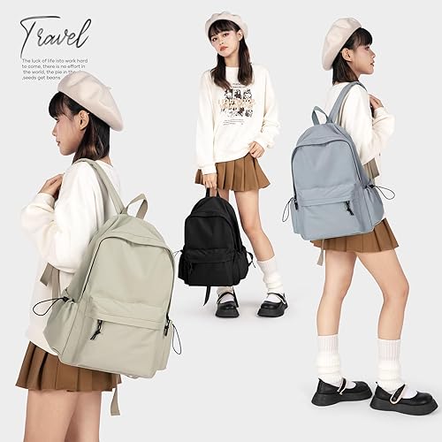 Miniatura 6 de WEPOET Mochila de escuela secundaria para adolescentes, linda mochila universitaria para mujeres, bolsa de escuela secundaria, mochila de viaje