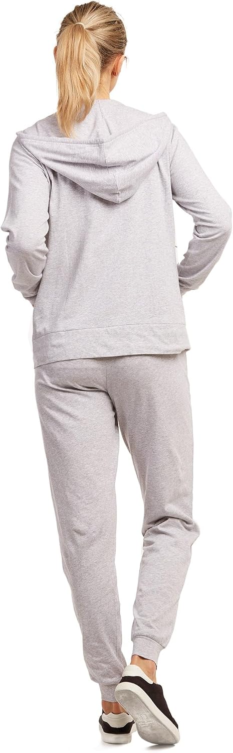 Sofra Women's Thin Cotton Zip Up Hoodie Jacket
