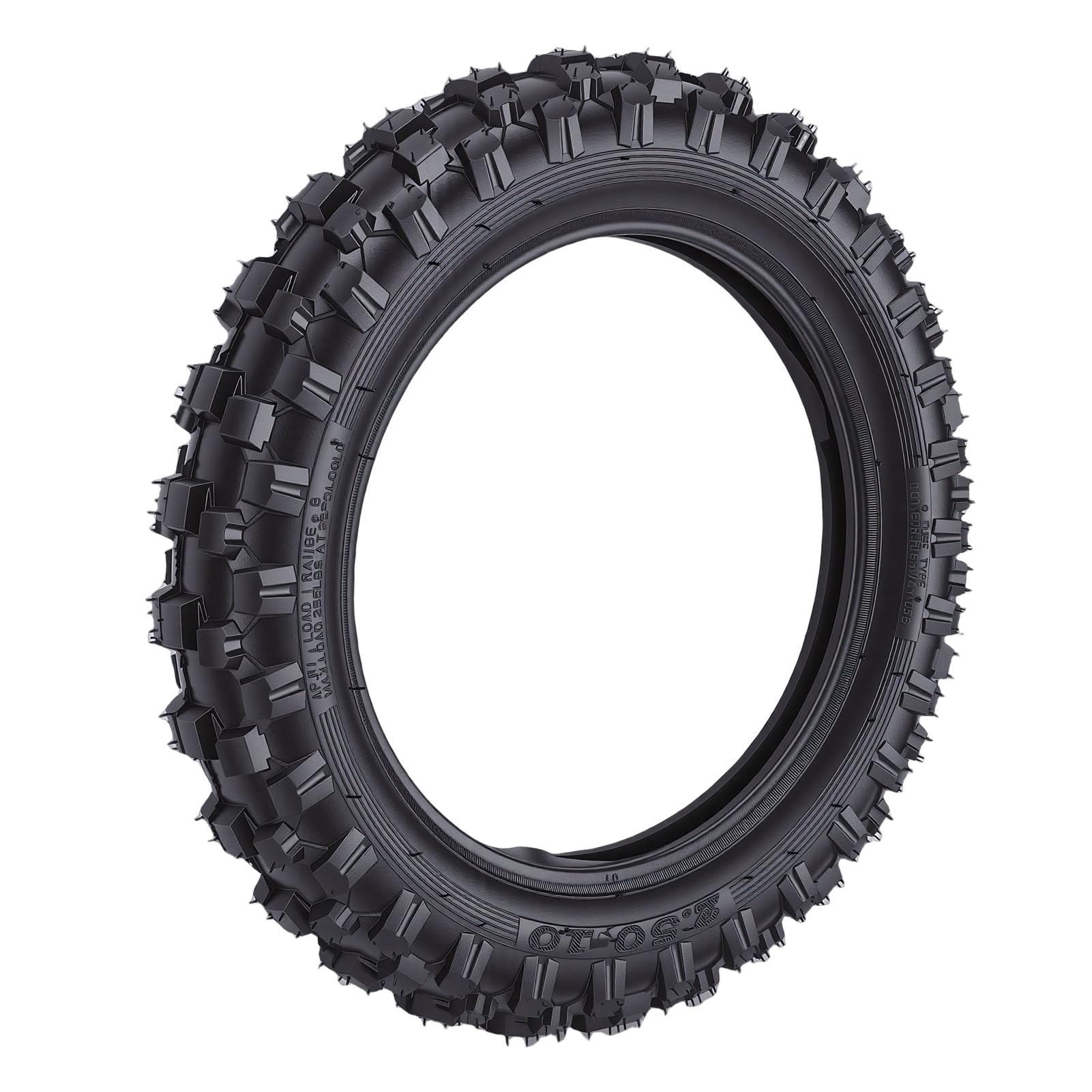 Akozon Juego de Neumáticos y Tubos Interiores 25-10 Pulgadas Todoterreno para Moto de Cross DRZ70 JR50