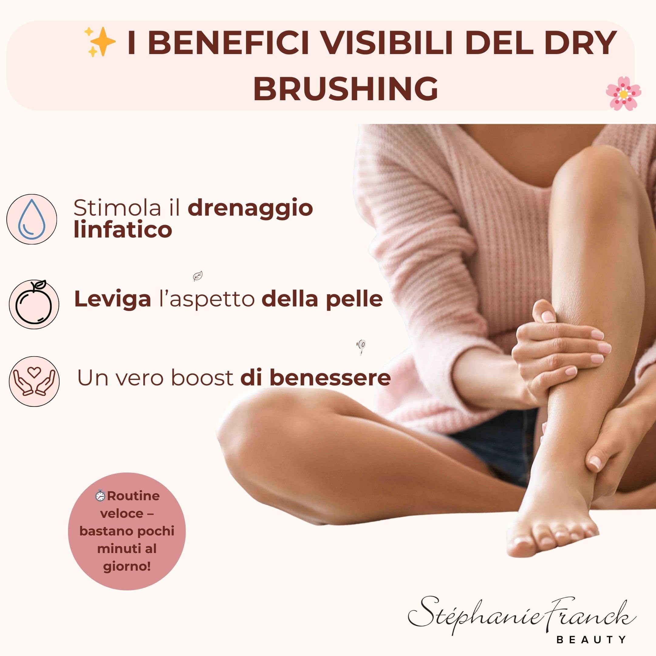 Set Spazzole Corpo e Viso per Spazzolatura a Secco - Esfoliante Naturale con Setole Morbide e Dure - Legno Naturale - Pelle Liscia e Tonica - Idea Regalo Donna e Uomo