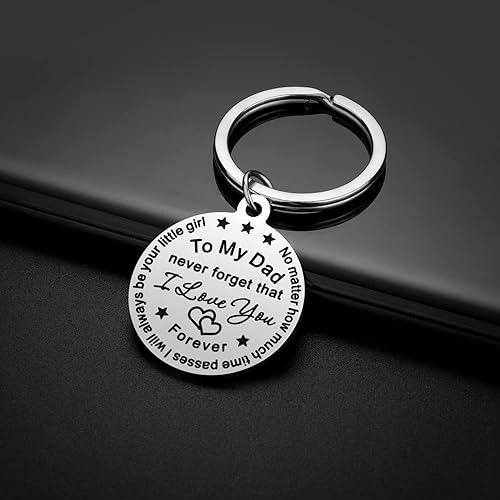 Miniatura 7 de iJuqi Parent Gifts from Daughter for Christmas - 2PCS Mom Dad Keychain Christmas Gifts for Parents Wedding Day