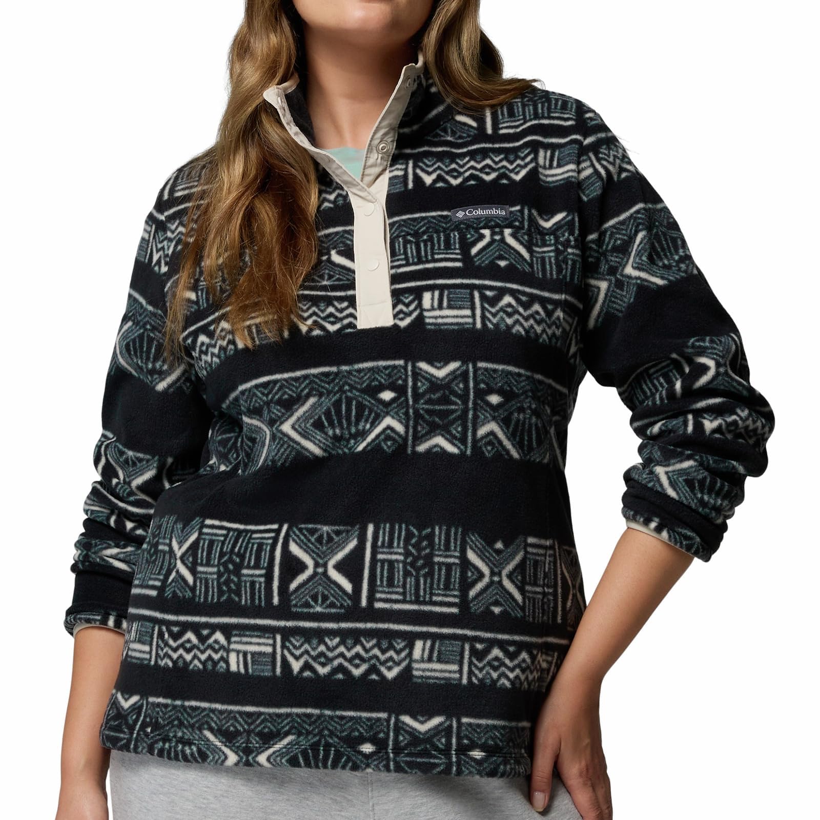 Columbia Damen Benton Springs™ Printed 1/2 Snap Fleece Sweaters (1er Pack)