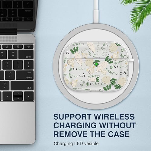 Miniatura 2 de Maxjoy Funda para Airpods Pro de 2 generación 2022, con bonita funda para Airpods Pro de 2 generación, para Airpods Pro 2 con llavero para mujeres y