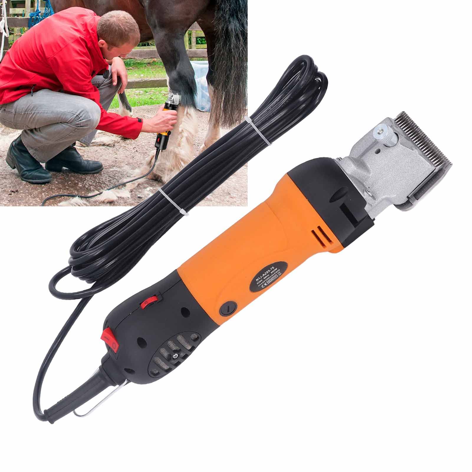 Cortadora de pelo de caballo eléctrica con Control de 6 velocidades y 690W, Kit profesional de aseo de animales, cortapelos para perros y ovejas