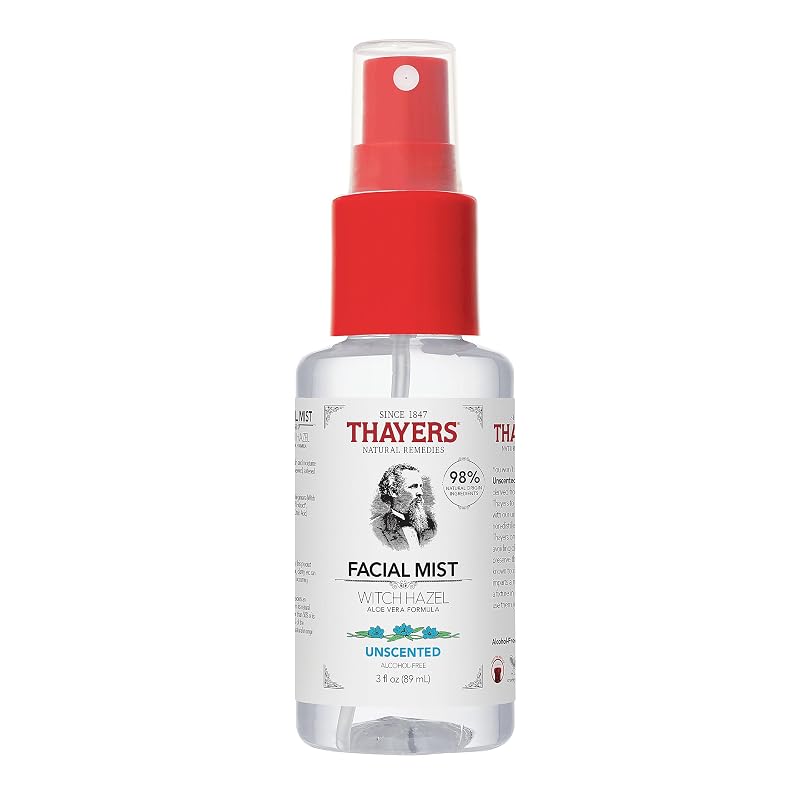 Bruma Facial Thayers sem Álcool com Hamamélis e Aloe Vera, sem Fragrância, 89 mL